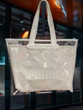 #Puma #彪马手提包 #大号运动包 还是双层透明的 #子母单肩托特包 时尚感直接拉满。