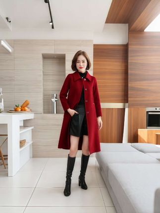 秋冬新款双面绵羊毛大衣 高端显瘦气质百搭#品质女装 #今天穿什么 #秋冬穿搭 #毛羊大衣 #高级感穿搭