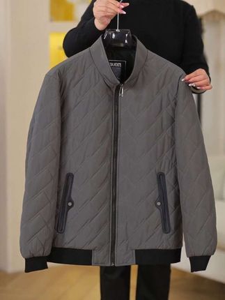降温了,老公老爸换季衣服准备好了吗?这款桑蚕丝加厚外套,轻便保暖还不臃肿,#男装推荐 #中老年爸爸装 #夹克外套 #中老年穿搭