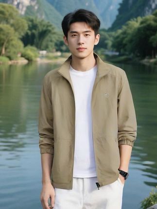 #男士夹克外套 @巨量千川