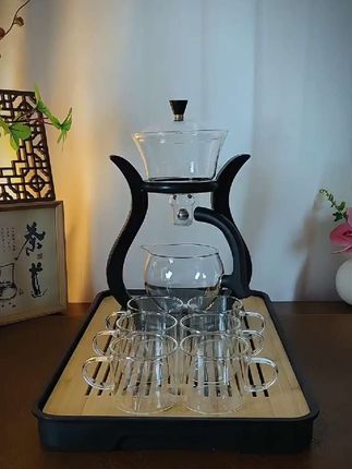 #我要上热门 #懒人玻璃茶具套装半自动泡茶器耐热透明功夫茶壶茶杯套装家用会客 #玻璃茶具 #茶具 #泡茶器 @DOU+小助手 @DOU+上热门