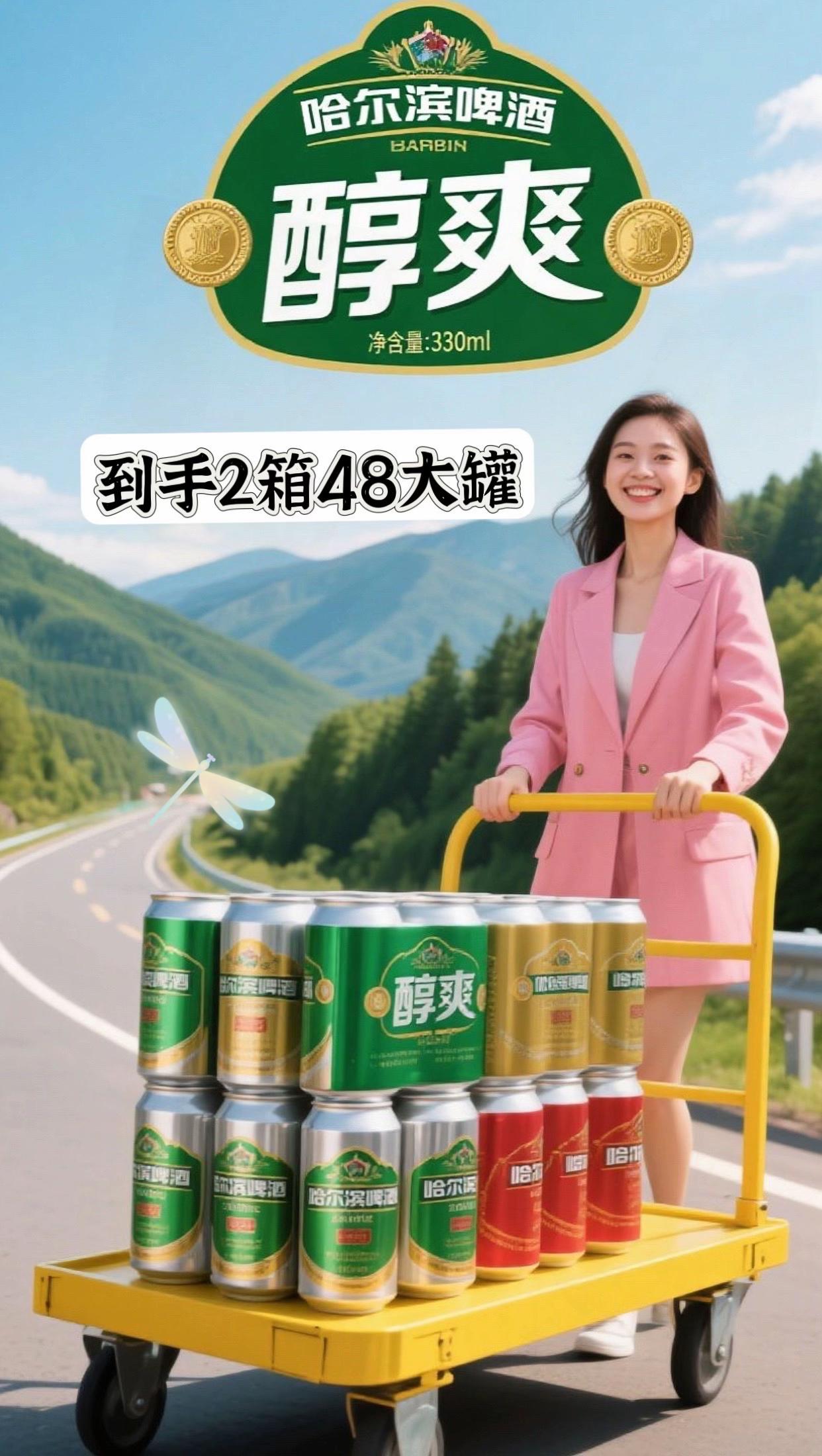 聚会宵夜怎么能少了哈尔滨啤酒!喝过的朋友都说好喝!现在这价到手2大箱共48罐,你看才啥价!精选优质麦芽啤酒花,酒花绵密细腻,口感醇香回甘,真的巨清爽好喝!一口下去,那清爽的口感,带着微微的苦涩和回甘,仿佛把一年的疲惫都一扫而空!喜欢喝啤酒的宝子,一定要尝尝!趁现在划算,可以多囤几箱,很赞👍🏻#啤酒 #超便宜超划算 #精酿啤酒推荐 #好喝不贵 #我可真会买