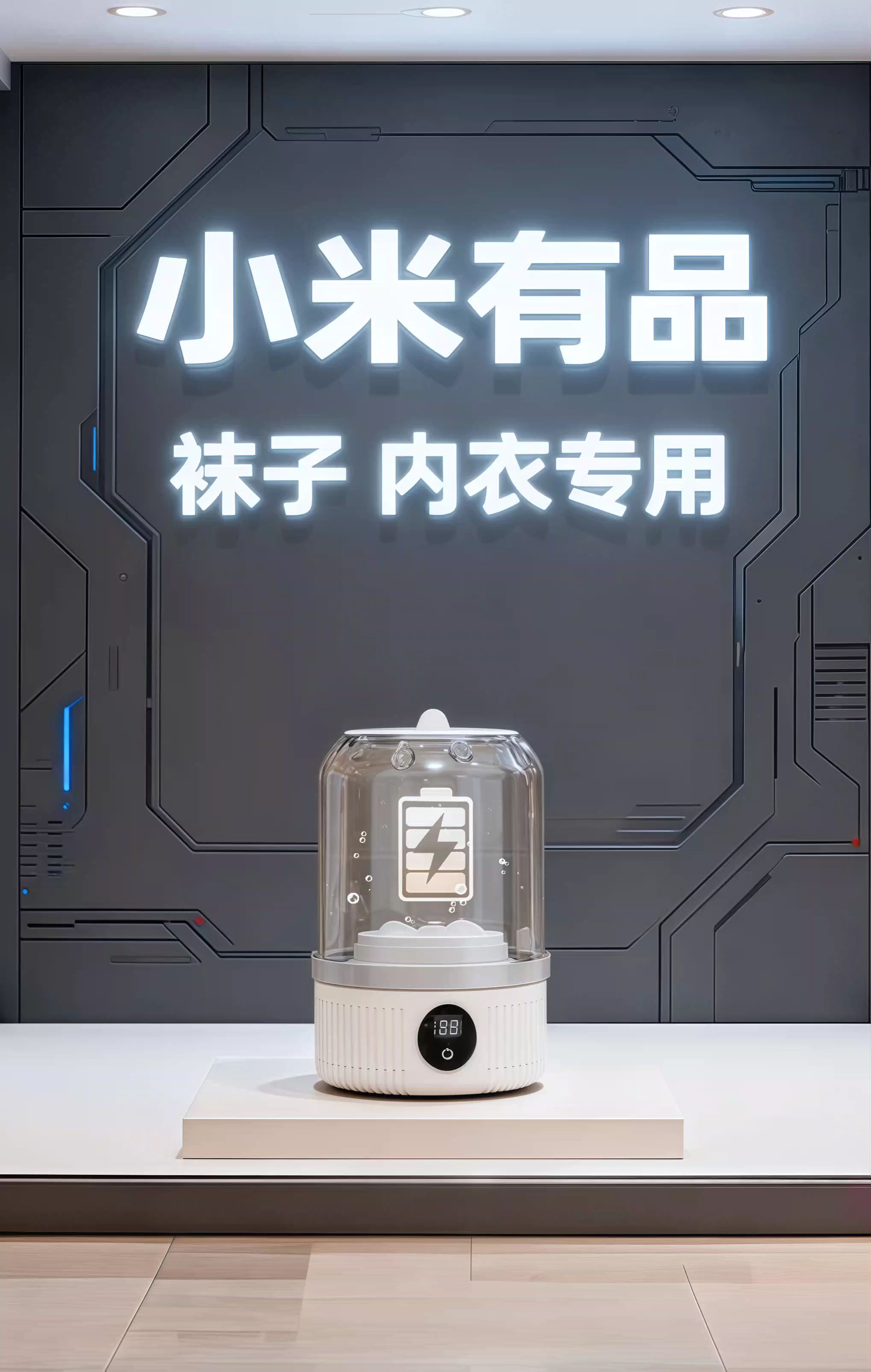 #内衣洗衣机#小型自动洗衣机#小米有品#居家必备#好物推荐