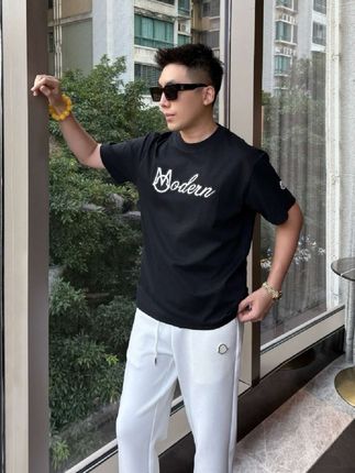 【摩登兄弟】李查德痞帅男装秋液氨棉简约上衣男士绣标百搭短袖T恤#新款 #每日分享 #长袖t恤