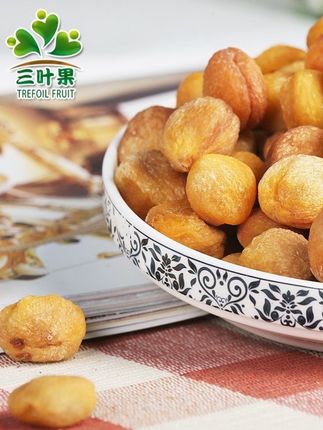 三叶果新疆库车小白杏干1斤/2斤精选品质香甜饱满原味健康美味#杏干  #小白杏干  #干果零食  #果干 #小白杏