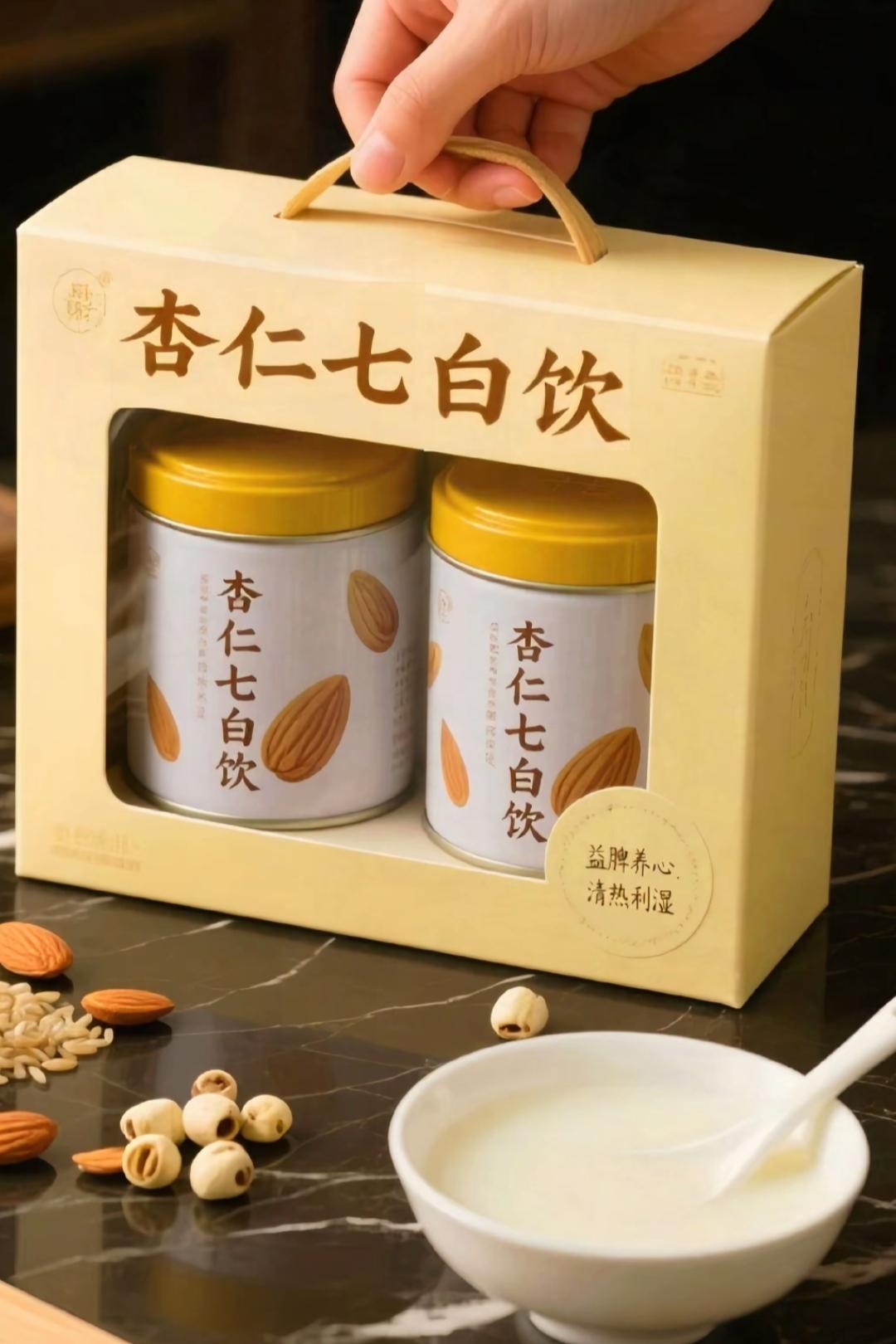 杏仁七白饮!早餐宵夜随手冲,一碗喝透七种白色食材的滋养力~ 精选杏仁、山药、莲子、百合等七白精 华,古方新制,0蔗糖添加,谷物原香自然回甘,高纤维饱腹到中午,搭配牛奶/水果更是一口甜品级幸福 密封罐装锁住活性,办公室抽屉常备,3秒冲泡唤醒清晨活力 #懒人早餐 #早餐吃什么#杏仁七白饮 #超便宜超刬算#早餐代餐