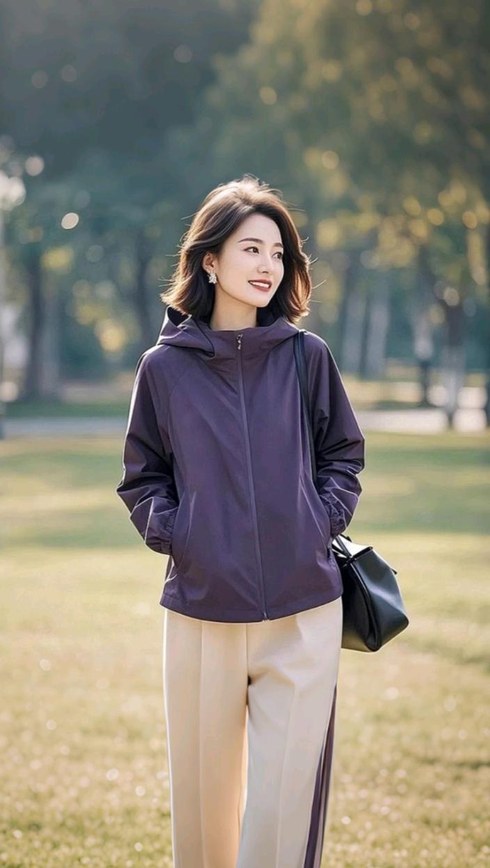 #春秋穿搭#谁穿谁好看 #减龄穿搭 #外套#女装穿搭