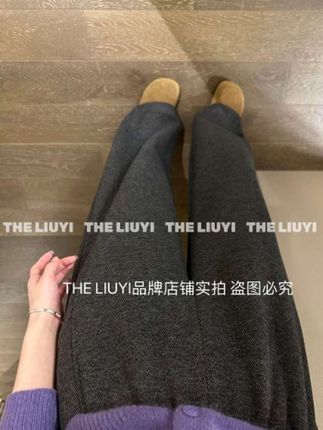 【LIUYI】人字纹羊毛裤~500g加厚羊毛混纺直筒窄版休闲裤#高级感穿搭 #秋冬新款 #窄版休闲裤 #百搭 #显瘦裤子