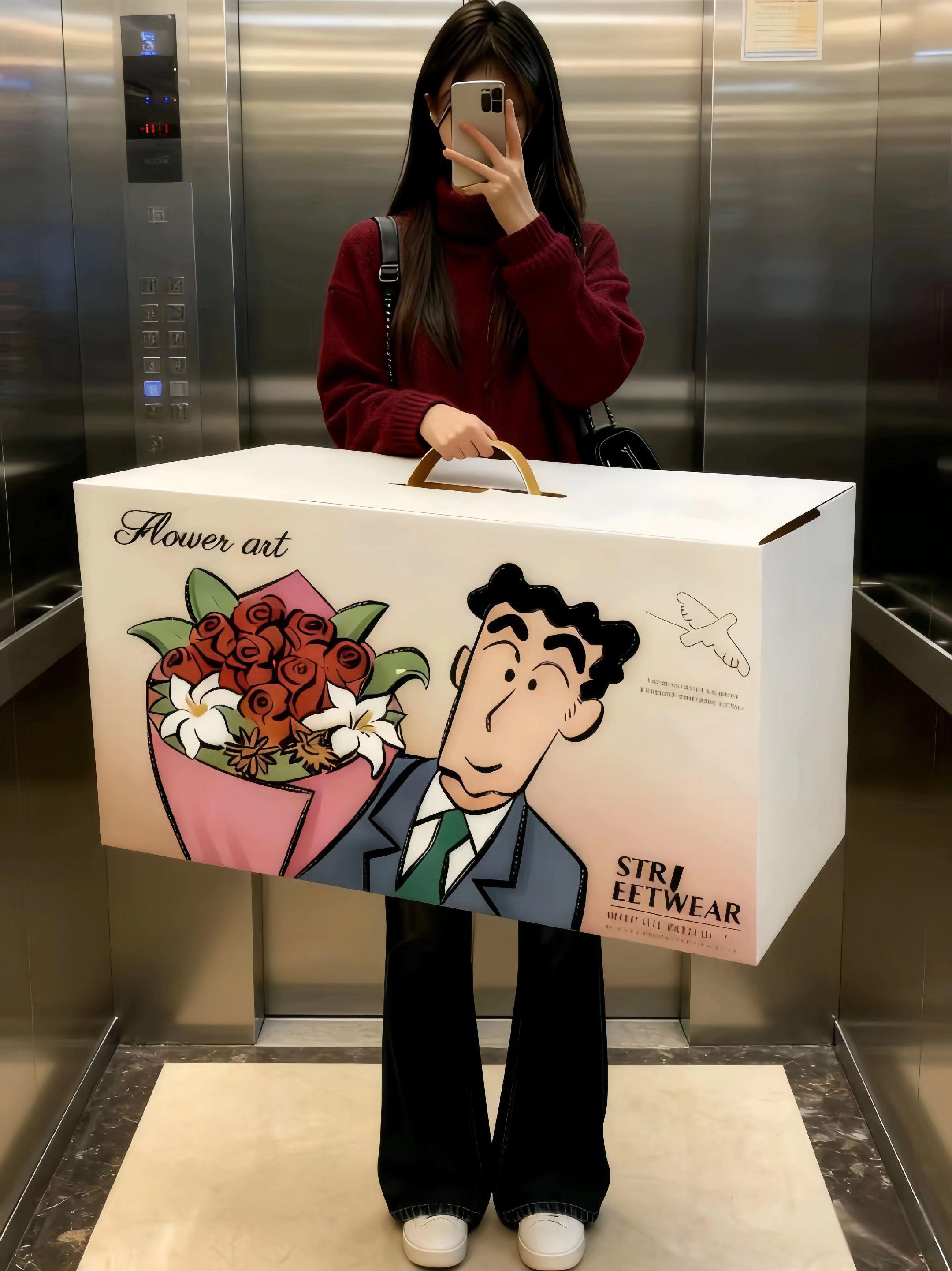 我也收到了我的“广志”送我的花花啦#广志和美伢的爱情#是广志送给美伢的花花耶#惊喜求婚