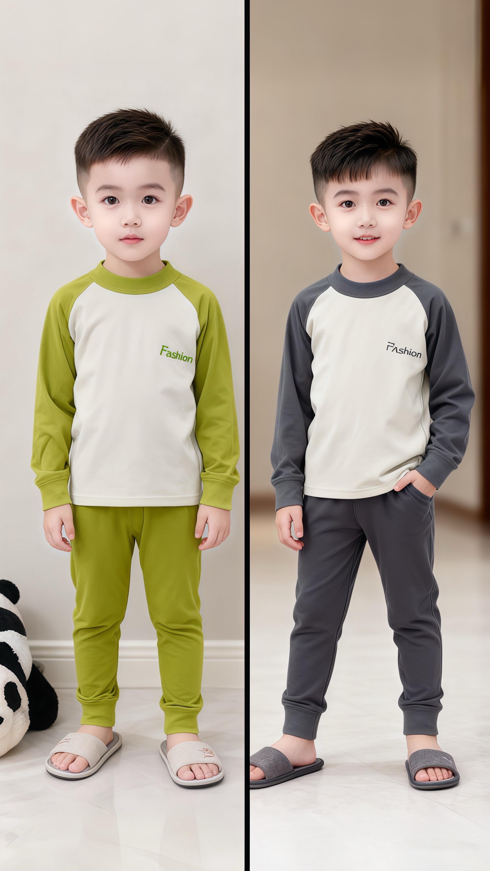 #儿童秋衣秋裤 #儿童穿搭 #家居服 #睡衣