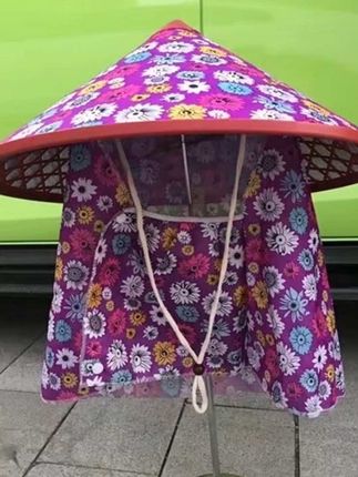 新品斗笠遮脸护颈帽子,遮阳防晒防雨,采茶户外劳动很实用,多种花色可选#帽子 #护颈帽子 #遮脸护颈帽子 #遮阳防雨 #实用好物