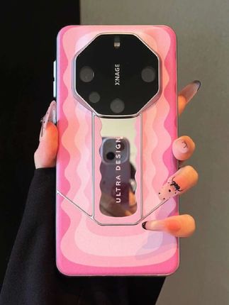 适用华为mate70pro+手机壳波浪纹素皮补妆镜子轻奢防摔个性保护套#手机壳#手机壳推荐 #华为手机壳#爆款热卖中 @DOU+小助手