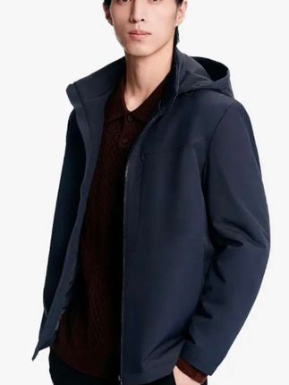 【拒水保暖】劲霸男装25年新款秋冬商务休闲连帽短版夹克│NKDN3362#强烈推荐 #高端大气 #专柜品质 #良心推荐 #好物推荐🔥