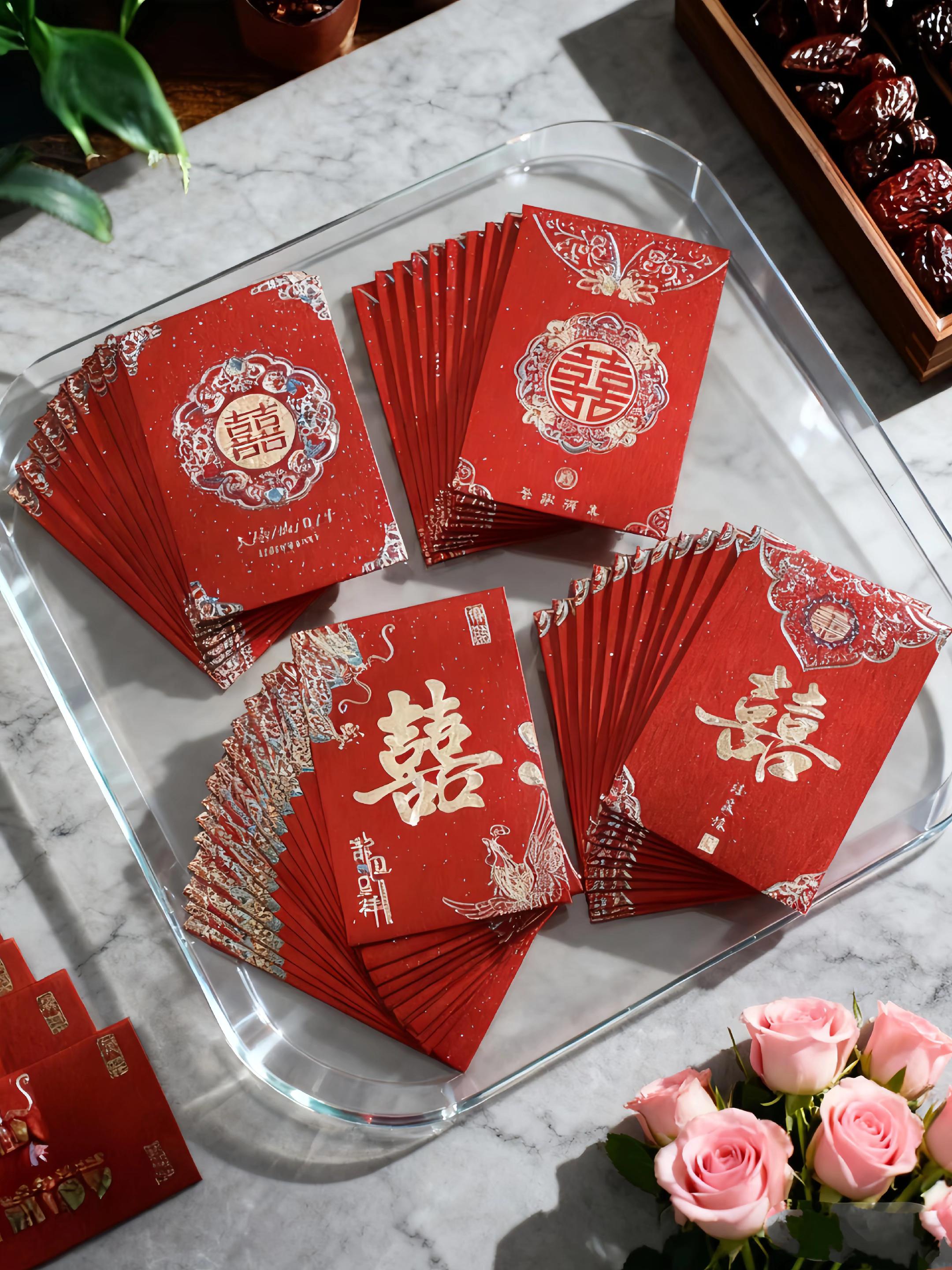 结婚红包袋选这款准没错!烫金喜字搭配精致纹样,红底衬得氛围超喜庆。厚实纸张质感好,边角圆润不划手,装礼金稳固不易破。中式传统设计适配各种婚礼场景,无论是接亲、改口还是婚宴使用,都能传递满满心意与祝福。#结婚 #礼物 #喜庆用品 #结婚用品 #抖音推荐