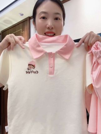 省心搭配!学院风两件套套装#面料舒适透气 Polo领设计时尚又洋气#谁穿谁好看#面料轻薄透气 #高品质童装#女童穿搭