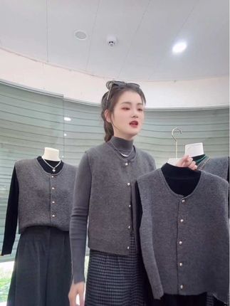 #马甲#针织马甲#背心#简约大气 #百搭显瘦