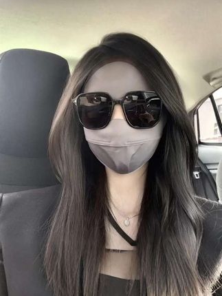 防晒面罩女夏季薄款全脸防紫外线冰丝透气口罩开车骑行遮阳脸基尼#全脸防晒面罩 #冰丝口罩#防紫外线口罩#口罩#出门戴口罩