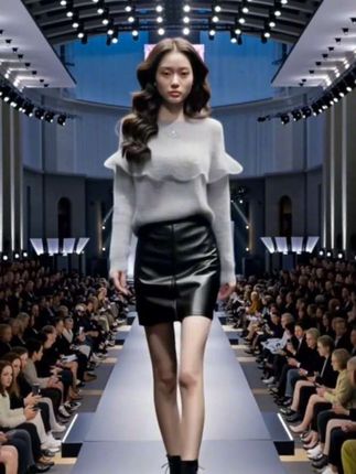 灰色毛衣女士秋季慵懒风宽松显瘦软糯内搭打底针织衫设计感上衣#女神穿搭 #优雅气质 #穿搭