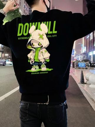 新款爆款春秋加绒印花卫衣,#潮牌穿搭 #型男穿搭 #阳光帅气 #时尚卫衣 #高街潮牌