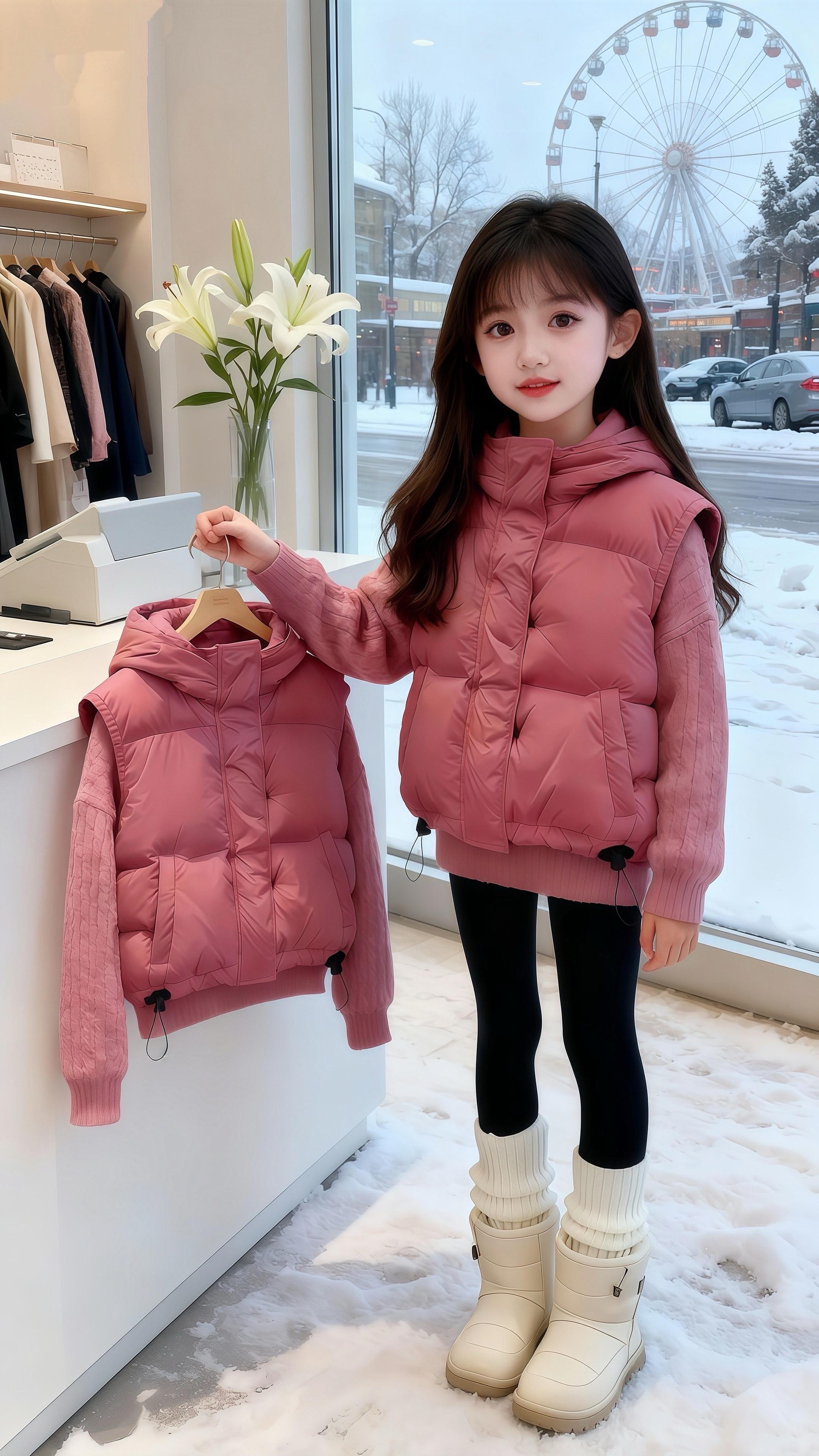 #秋冬穿搭想显帅配色就得出彩#极简轻奢秋冬穿搭#秋冬新款 #马甲穿搭 #女童穿搭 @抖加🔥上热门🔥dou+🔥热点宝