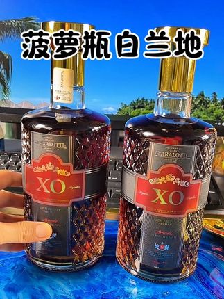 #菠萝瓶白兰地 #白兰地xo #洋酒