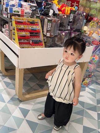#萌娃夏季穿搭 #生女儿就是用来打扮的 #女童套装 #女宝夏季套装 #女童洋气服装推荐