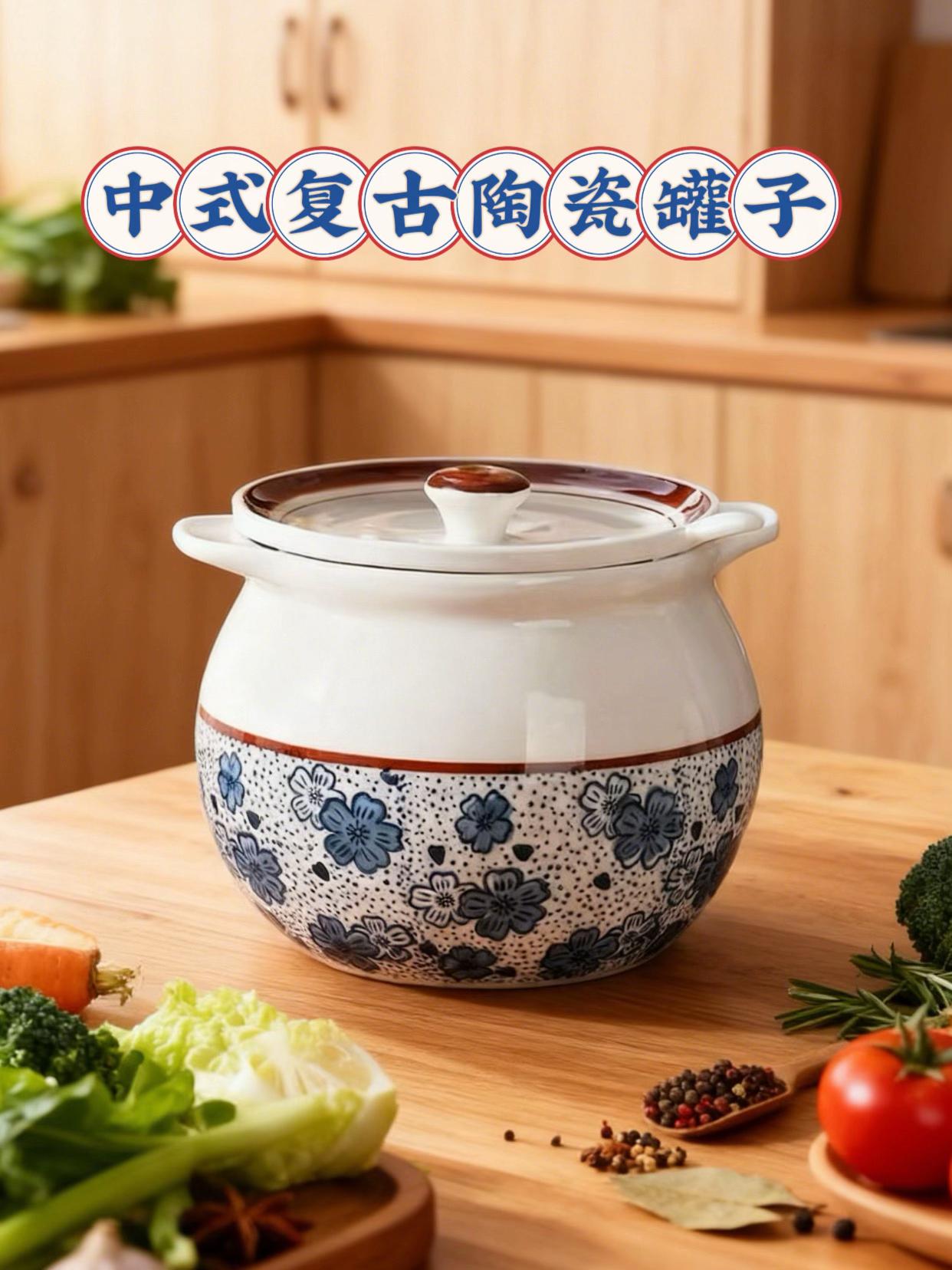 #猪油罐 陶瓷猪油罐可以装猪油 辣椒油 其它酱料啥都非常不错自带盖子,盖上干净卫生很实用#厨房好物#厨房必备 #超便宜超划算 #熬猪油罐