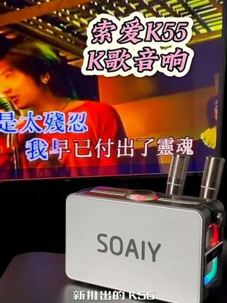 索爱K55 蓝牙音响大功率无线低音炮直播声卡无线户外K歌专业音响#好物推荐🔥 @DOU+上热门 🔥