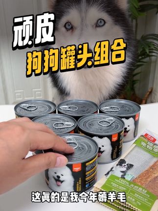我看看是谁家小毛孩还没吃过#顽皮wanpy 家的大肉罐,超高含肉量和动物性蛋白,简直太好吃啦!买四送一哟!#宠物吃货 #宠物罐头 #狗罐头 #馋狗的日常