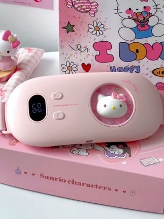 什么叫爱呢 大概是因为我一句姨妈痛 就马上收 到了凯蒂猫暖宮帯#hellokitty #暖宮帯 #少女心爆棚#痛经