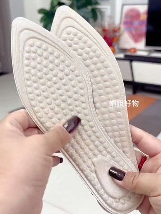法戈菲高跟鞋可拆鞋垫,超软防痛防磨脚吸汗鞋大改小后跟帖单鞋#透气舒适 #软底软面穿上超舒服