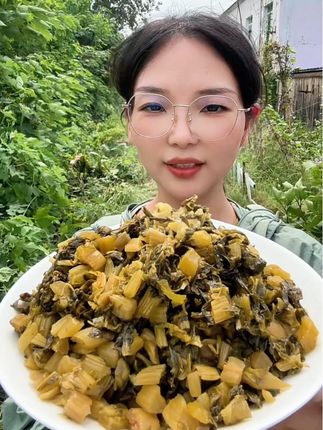 安徽农家酸腊菜,酸溜溜超下饭 无防腐剂#美食 #抖音美食 #下饭菜 #强烈推荐 #新农人计划