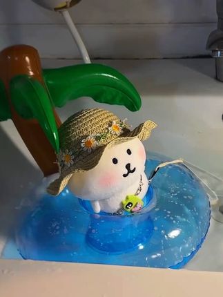 自嘲熊|带熊游泳去啦🌊 #也太可爱了吧 #乖巧宝宝#自嘲熊