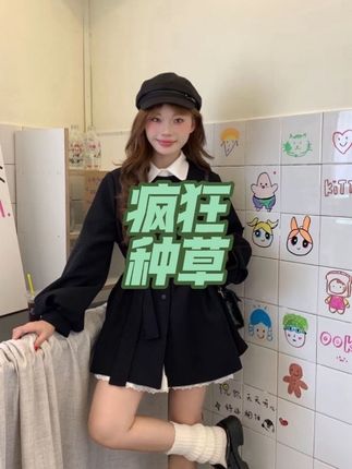 女装短款风衣外套女2025春秋显瘦灯笼袖小个子大衣爆款短外套#连衣裙女裙子 #裙子长版连衣裙 #今日穿搭 #好看的连衣裙 #休闲穿搭