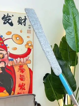 有了这个#缝隙除尘掸 家里各种缝隙旮旯都可以打扫的干干净净#除尘掸子 #打扫卫生 #家务好帮手