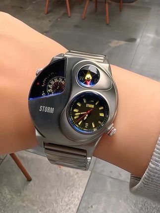 男士手表欧美风个性手表潮酷腕表#男士手表#个性手表#腕表