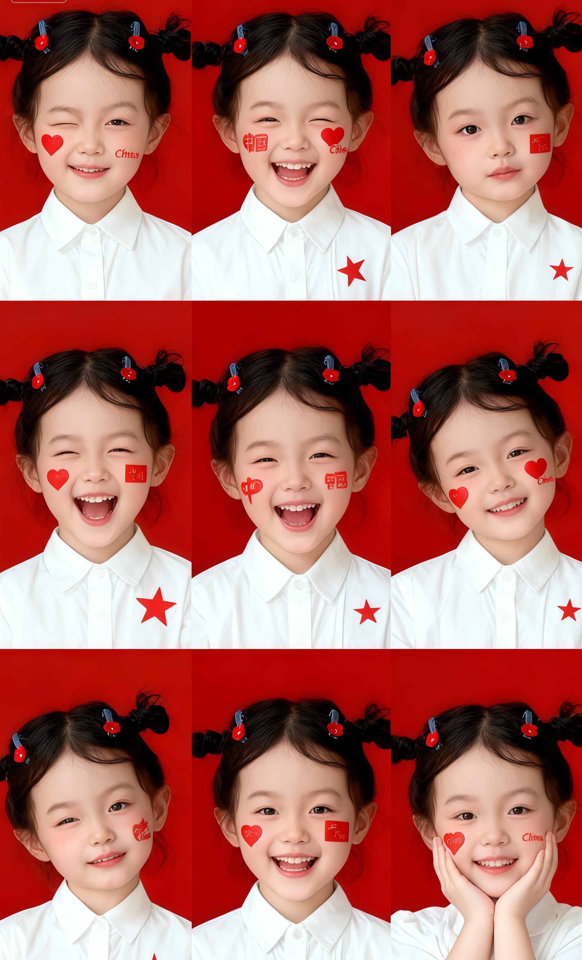 ❤️生于华夏,何其有幸,愿山河无恙,国泰民安#我爱我的祖国 #迎国庆 #祖国花朵 #上热搜 #贴纸