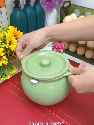 #陶瓷猪油罐#厨房好物 #猪油罐#调料罐 #超便宜超划算