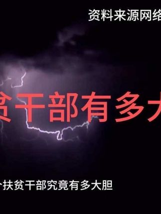 湖北襄阳扶贫干部有多大胆,扶贫先扶自己#反腐倡廉#襄阳市#盘点