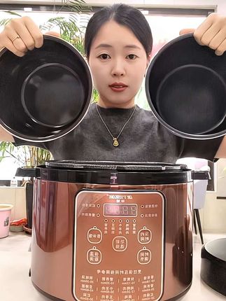 双胆智能电压力锅,电饭锅,大容量,#厨房电器 #电压力锅 #高压锅 #电饭锅 #巨量千川