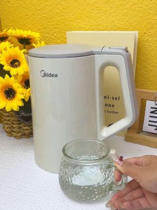 官方正品美的热水壶,大容量双层防烫,不锈钢材质,全自动烧开水!#好物分享#美的热水壶#生活好帮手#居家好物