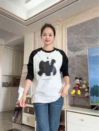 早秋纯棉宽松中长款上衣,质量超好!单穿打底都很合适,休闲慵懒舒适,不挑人又百搭!90斤~280斤都能穿!#早秋长袖T恤#纯棉打底衫#休闲穿搭#今天穿什么