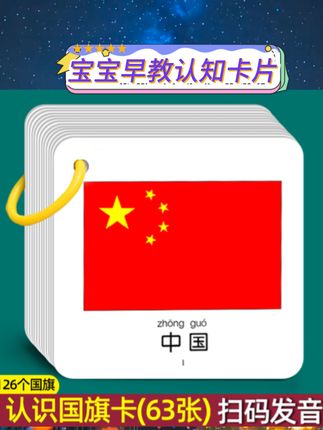 内含多种国旗车标图案。图文并茂帮助宝宝看图识物。助力宝宝启蒙认知发展。圆角设计呵护宝宝小手。亲子互动学习好帮手#宝宝早教#认知卡片#国旗认知#车标启蒙