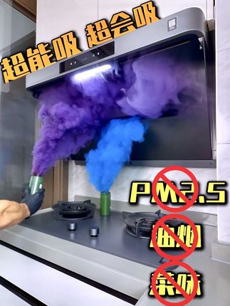 重生之我是厨房清道夫!油烟、PM2.5统统逮捕!#米家智能净烟机 #家的美学提案 #是净烟机不是油烟机