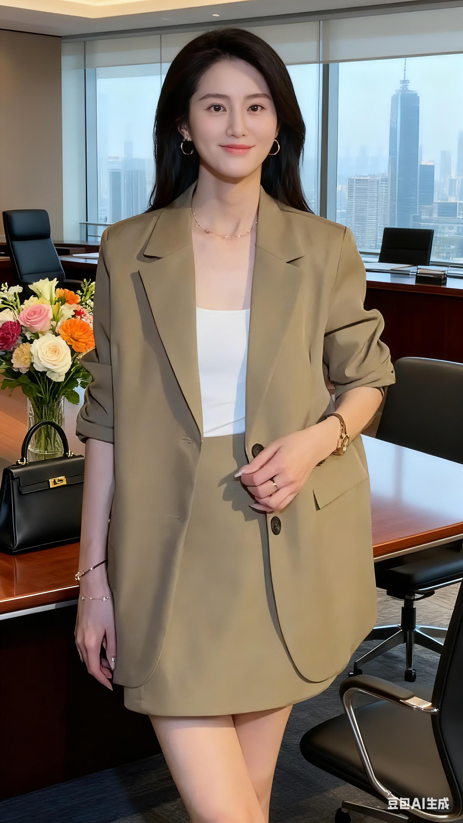 #图文伙伴计划 ∽2025年秋季潮流宽松小西装外套女百搭设计师韩版短裙西服裙裤子#减龄显瘦穿搭 #时尚气质穿搭 #高级感穿搭 #时尚套装