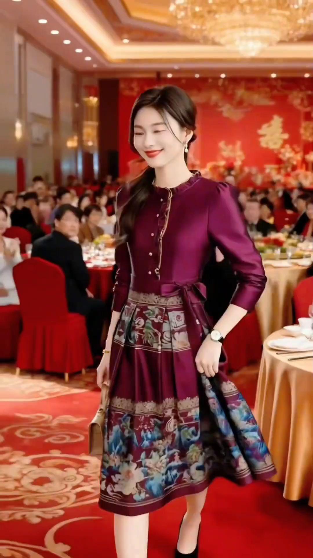 #喜结良缘 #新中式国风喜妈妈礼服 #美出高级感 #谁穿谁好看 #敬酒服