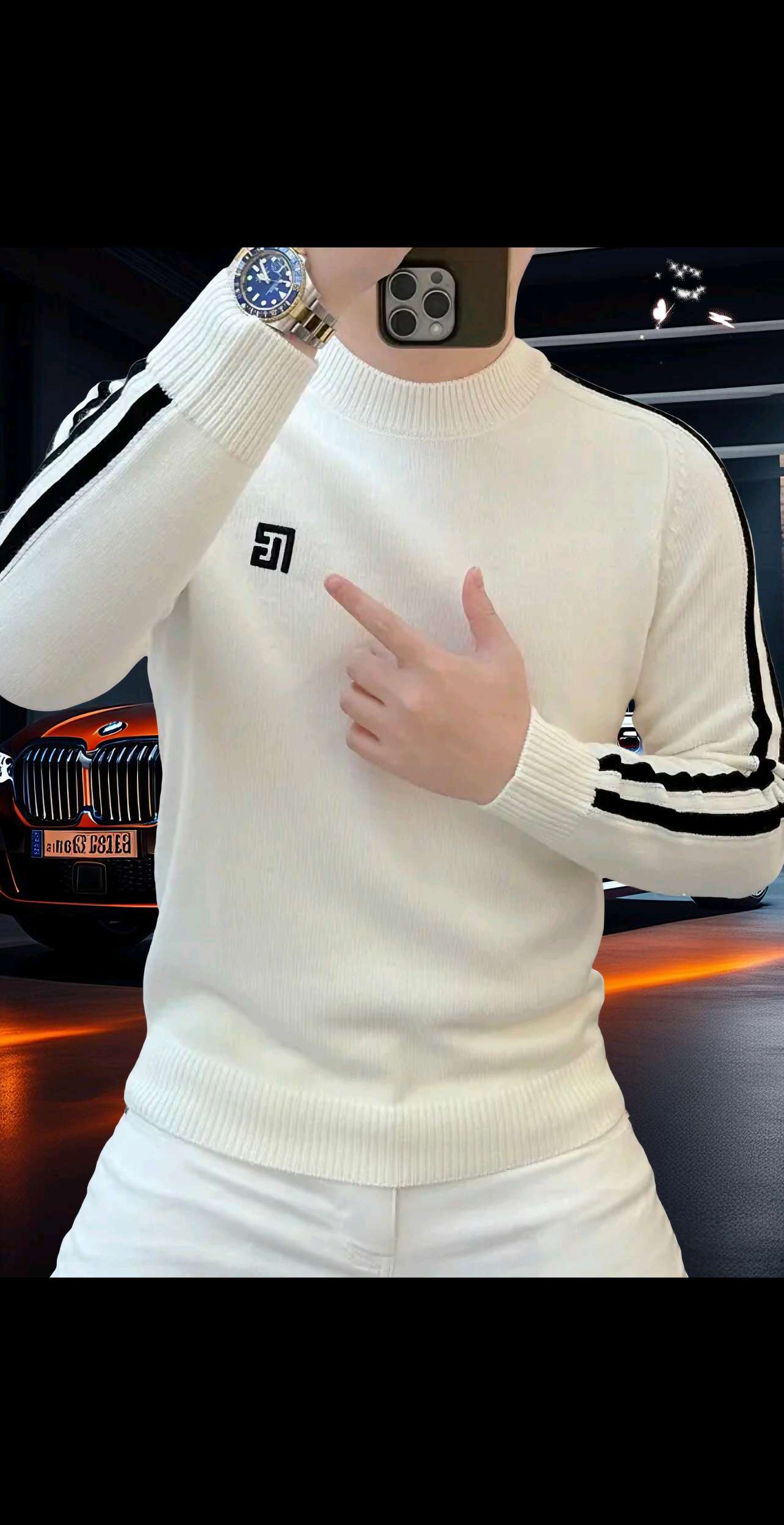 #品质男装#高级感#针织打底衫#谁穿谁好看系列