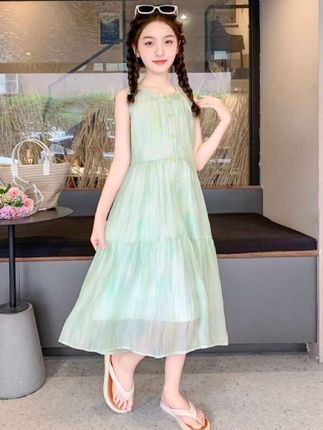 #女童连衣裙 #女童公主裙 #女童穿搭 #女童度假风连衣裙