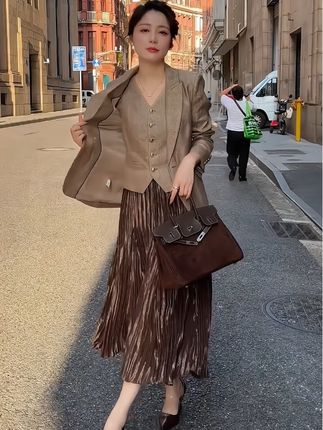 韩系高级感时尚显瘦气质洋气套装 #穿搭 #显瘦穿搭 #高级感穿搭 #氛围感 #ootd穿搭