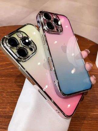 新款透明渐变色手机壳,自带镜头膜,适用多种机型#手机配件#渐变色透明手机壳